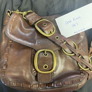 COACH Bleeker Legacy leather shoulder bag